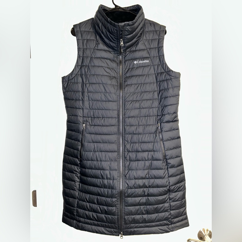 Black long vest